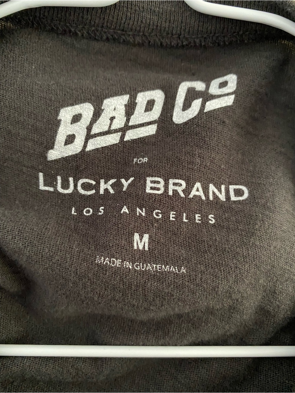 Lucky Brand x Bad Company Straight Shooter Black Band Graphic Tee Rock - Picture 5 of 6